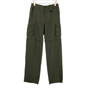 Boy Scouts Olive Green Convertible Zip Off Cargo Pants Shorts Youth Large 14-16